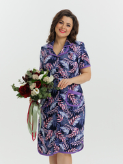 4572 Халат на пуговицах