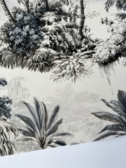 Вискоза штапель, а-ля де Жуи, серый