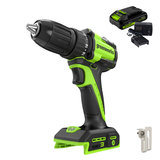 Дрель-шуруповерт Greenworks DD345K2 24V (27/45Нм) аккумуляторная, c АКБ 2 А/ч и ЗУ