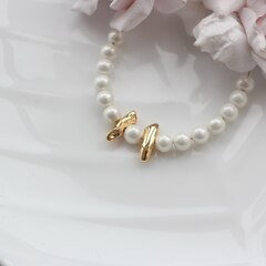 Бусина спейсер, 14*4 мм, позолота, П178