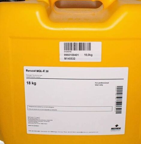 BECHEM Berucut MQL-E 30 - универсальная СОЖ - 18 кг