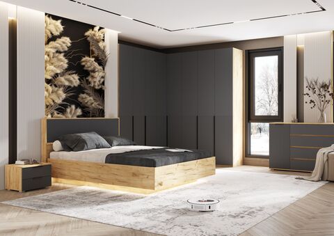 Спалья Марвэл Дуб крафт, Браш графит