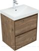 Aquanet 340162 Тумба с раковиной Милан 60 цв. дуб рустикальный (340162)
