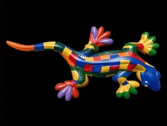 Силиконовый молд № 541 Ящерица большая правая