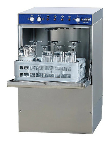 Стаканомоечная машина Hi Chief Chief GW-640+DR+RA ECO с дозатором моющего и ополаскивающего средства