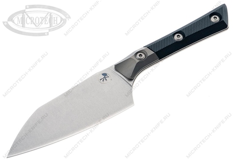 Нож Microtech Kitchen Santoku Bolster G-10 3300B-10BK 