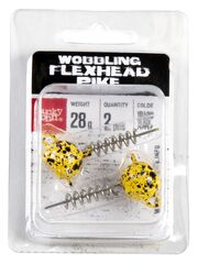 Груз-головки спираль LJ 3D BBS Series Wobbling Flexhead Pike 28г, цвет 002, 2шт.