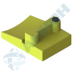 Промывочный бак с горловиной слева Анион(1400x990x625см;желтый) - арт.559580