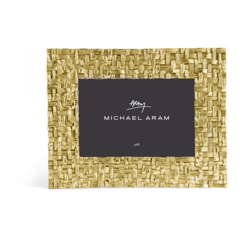 Рамка для фото 10х15см Michael Aram Пальмовая ветвь золотая