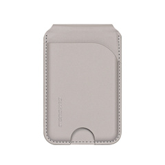 Магнитная подставка картхолдер серого цвета от Dux Ducis, серия Neva Series Magnetic Wallet Stand