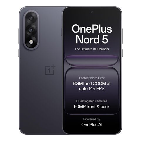 Смартфон OnePlus Nord 5 12/512 ГБ, 2 nano SIM, Серый | Phantom Grey (CPH2709)