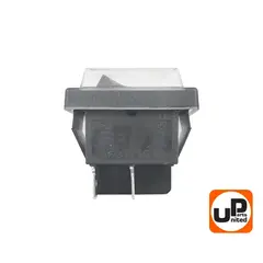 Выключатель UNITED PARTS KCD1, 250В, 6А, 2 контакта, с пылезащитой (20х15мм) (90-0167)