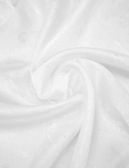 Ткань подкладочная Жаккард, шир. 145 см, 90 гр/м2, вискоза 45%, п/э 55%, белый