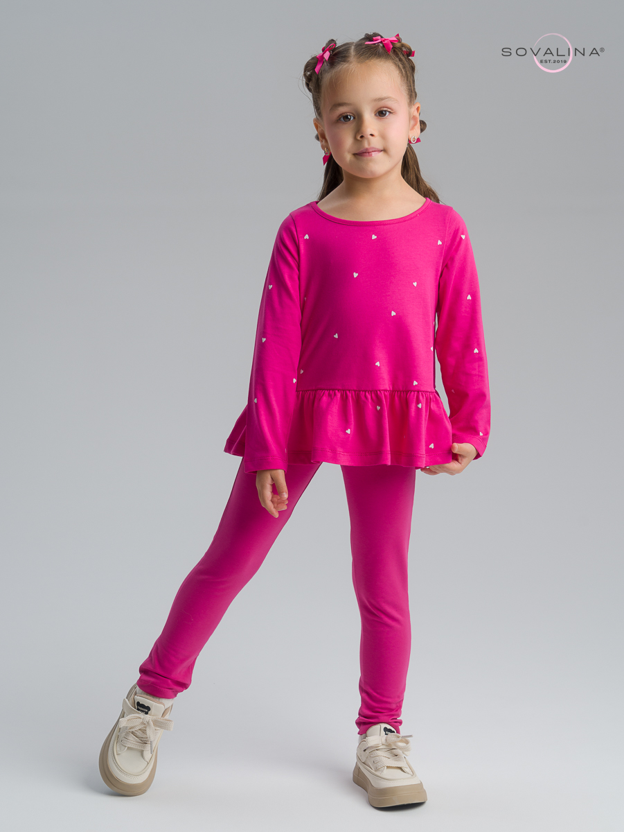 Костюм Алиса SG сердечки барби-фуксия