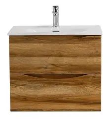 BelBagno MARINO-CER-N-700-2C-SO-RR-P MARINO-CER-N База под раковину подвесная с двумя выкатными ящиками, Rovere Rustico, 696x455x500, MARINO-CER-N-700-2C-SO-RR-P фото