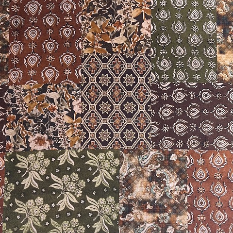 В ПУТИ, ЛОСКУТНОЕ РЕТРО - 100% ХЛОПОК