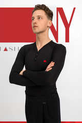 Лонгслив с 3мя пуговицами