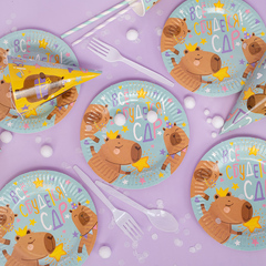 Тарелки, Капибара, СДР, Все Сбудется!, 18 см, 6 шт.