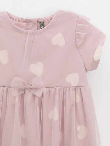 платье  для девочки  КР 5939/розовый лед,сердечки к597