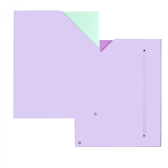 
          Папка архивная Alingar, 228*172 мм, пластик, 1500мкм, на резинке с 4 файлами, сиреневый