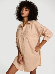 ХЛОПКОВАЯ МОДАЛЬНАЯ РУБАШКА ДЛЯ СНА