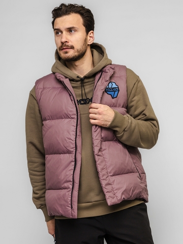 Жилет "НОХО" утеплённый, унисекс, цвет "Лиловая дымка"