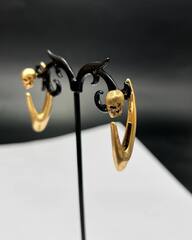 20421- Серьги овальные Alexander McQueen в винтажном стиле