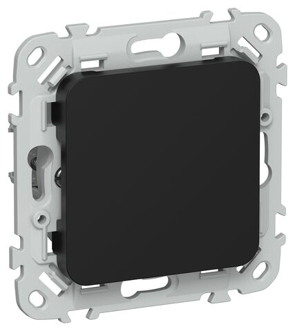 FLITE Заглушка с суппортом ЗГ-ФлЧ чер. IEK