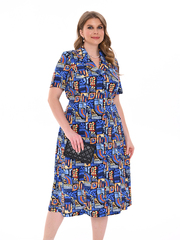 4536 Халат на пуговицах