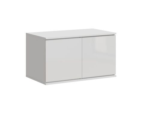 Челси Антресоль к шкафу (900) (Белый глянец, белый)