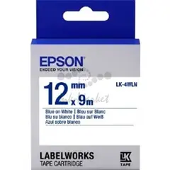 Лента Epson Tape LK-4WLN Std Blue, Wht 12, 9