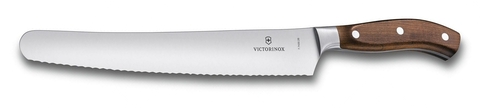Нож кухонный Victorinox Grand Maitre (7.7430.26G) кованый универсальный для хлеба лезв.260мм серрейт. заточка коричневый