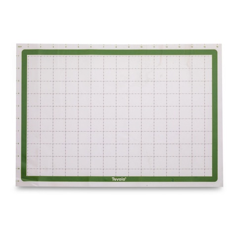 Коврик для выпечки 42х29см Tovolo разлинованный зеленый