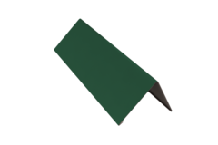 Планка конька плоского простая 145х145х2000 (ПЭ-01-6005-0,45) Зеленый мох