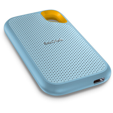 Внешний диск SSD SanDisk 2TB Extreme Portable SSD V2 до 1050 MB/s, (Sky Blue) голубой