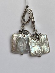 Флорес (серьги из серебра)