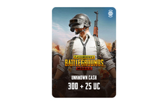 Игровая валюта PUBG Mobile 300 + 25 UC [Цифровая версия]