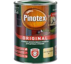 Пропитка декоративная для защиты древесины Pinotex Original база BW 0,9 л.