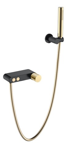 Boheme 123-BG.2 Смеситель STICK для ванны BLACK TOUCH GOLD