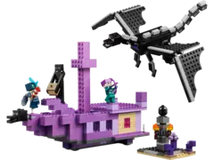 Конструктор LEGO Minecraft 21264 Дракон и корабль Эндера