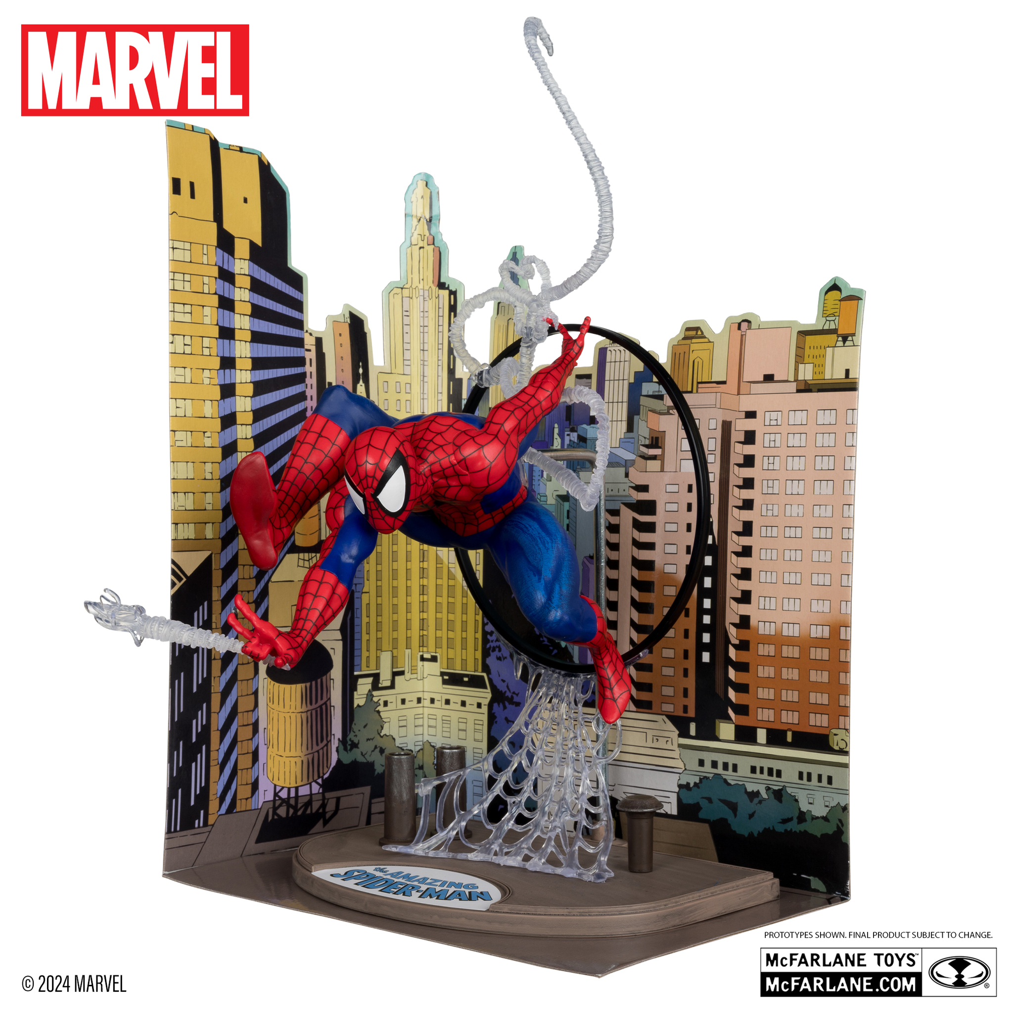 Удивительный Человек паук фигурка 1:10 со сценой Spider-Man #301