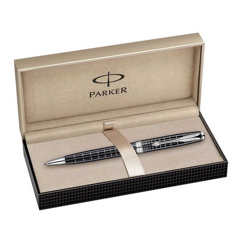 Ручка шариковая Parker Sonnet K531 Premium Dark Grey Laquer CT (S0912420)