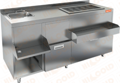 Барная коктейльная станция закрытого типа Hicold НБМКС-15/7БПК