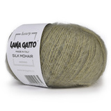 Пряжа Lana Gatto Silk Mohair 30144 шалфей