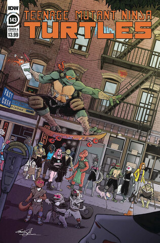 Teenage Mutant Ninja Turtles Vol 5 #143 (Cover A) (с автографом Gavin Smith)