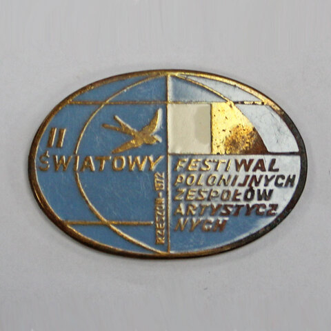 Значок "RZESZOW - 1972 (FESTIWAL). Тяжелый. XF