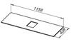 Allen Brau Priority 1.31012.G Столешница, цвет: графит