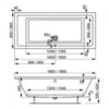 VagnerPlast Cavallo VPBA180CAV2X-04 Акриловая ванна 180x80