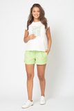 Шорты для беременных 15809 салатовый