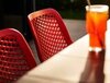 Стул пластиковый барный, Siesta Contract Air Bar 75, красный